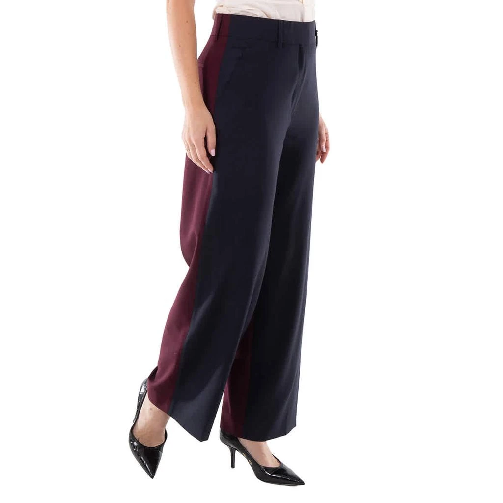 商品Burberry|Ladies Navy Black Jane Tailored Trousers,价格¥1060,第2张图片详细描述