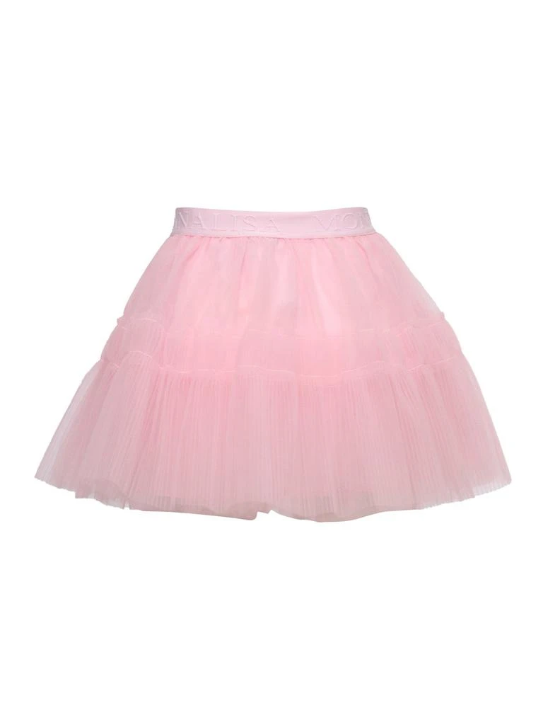 商品MONNALISA|Monnalisa Elasticated Waistband Flared Tulle Skirt,价格¥812,第2张图片详细描述