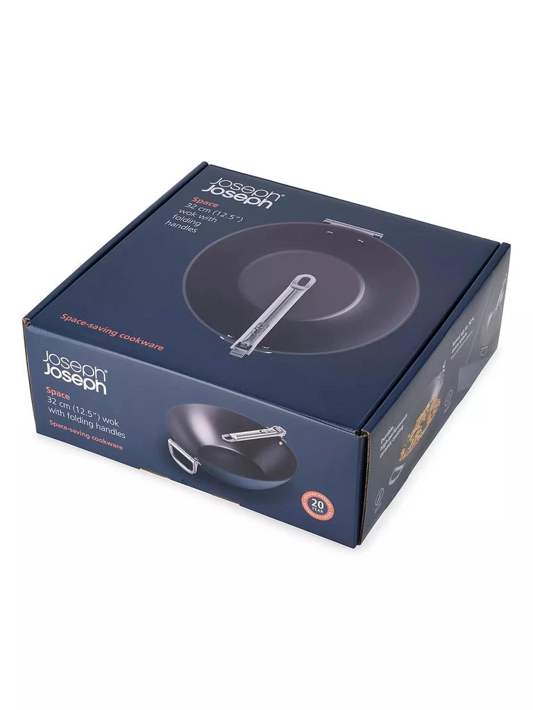 商品Joseph Joseph|Space Cookware Ceramic Non-Stick 12.5" Wok With Folding Handle,价格¥1041,第2张图片详细描述
