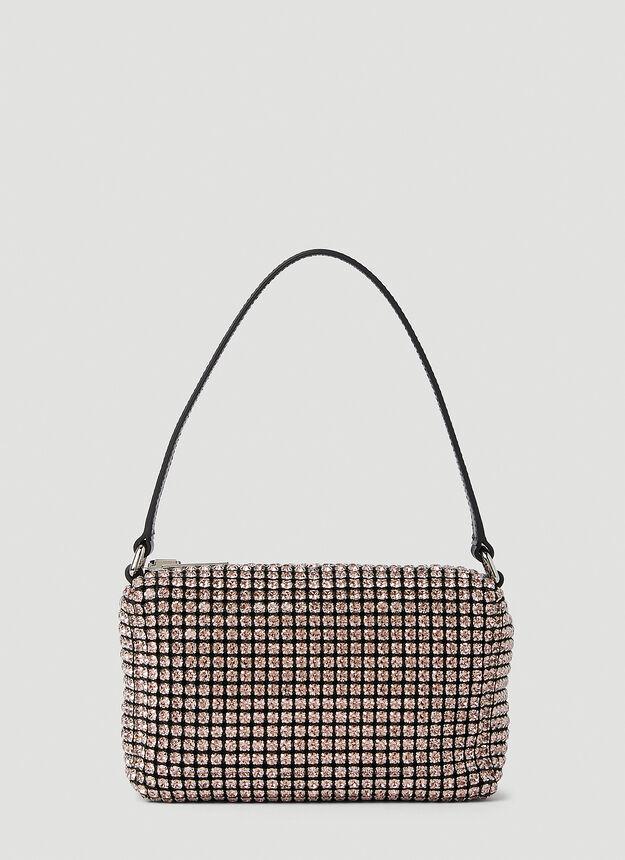 商品Alexander Wang|Heiress Medium Pouch Handbag in Pink,价格¥5048,第1张图片
