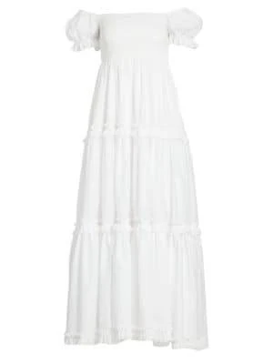 商品CAROLINE CONSTAS|Zuri Tiered Maxi-Dress,价格¥1388,第3张图片详细描述