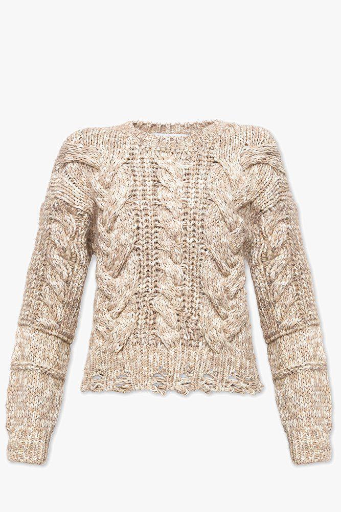 商品IRO|Iro Cable-Knit Long-Sleeved Sweater,价格¥2784,第1张图片