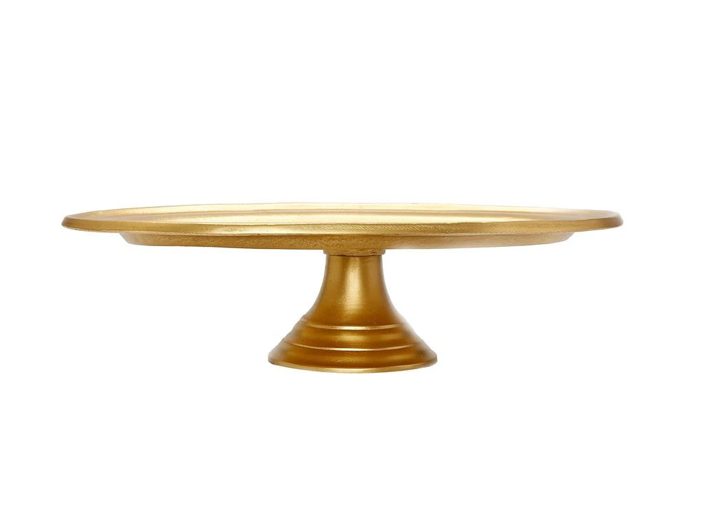 Classic Touch Decor Gold Footed Oval Shaped Tray 2