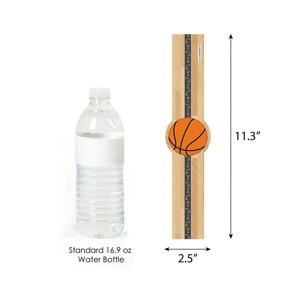 商品Big Dot of Happiness|Nothin' but Net - Basketball - Party DIY Wrapper Favors and Decorations - 15 Ct,价格¥97,第3张图片详细描述