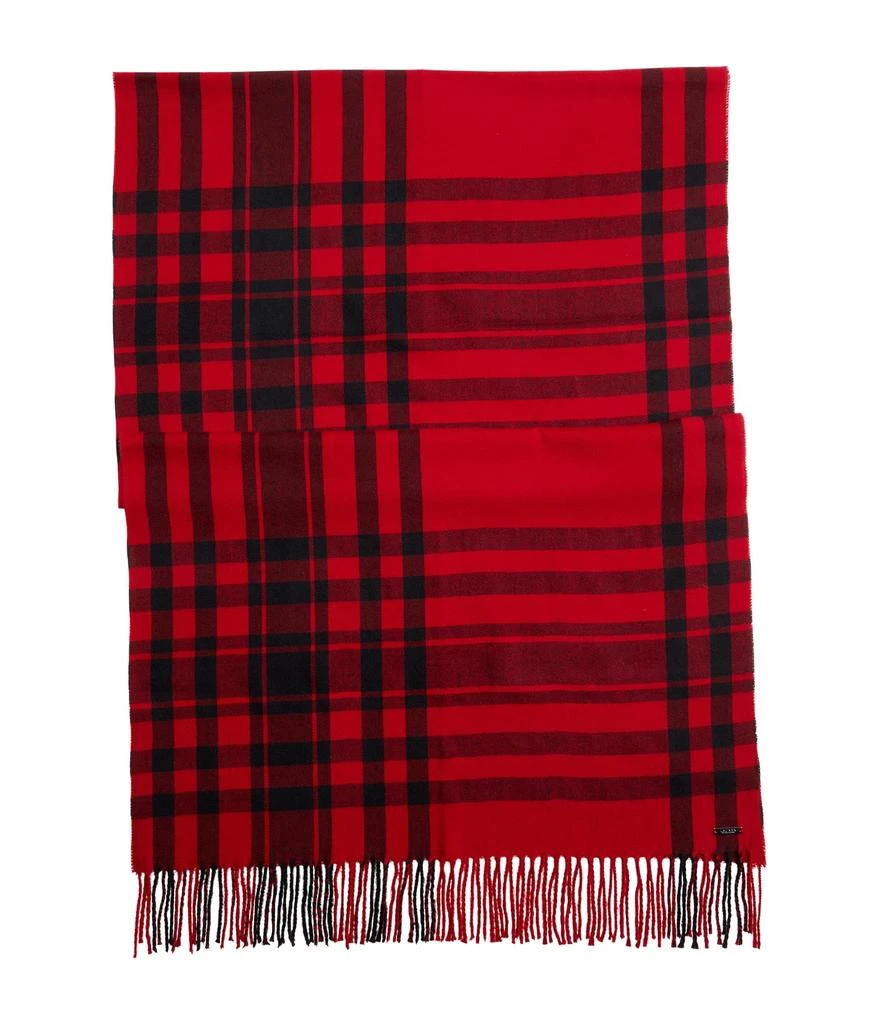 商品Ralph Lauren|Recycled Exploded Plaid Blanket Wrap,价格¥511,第2张图片详细描述