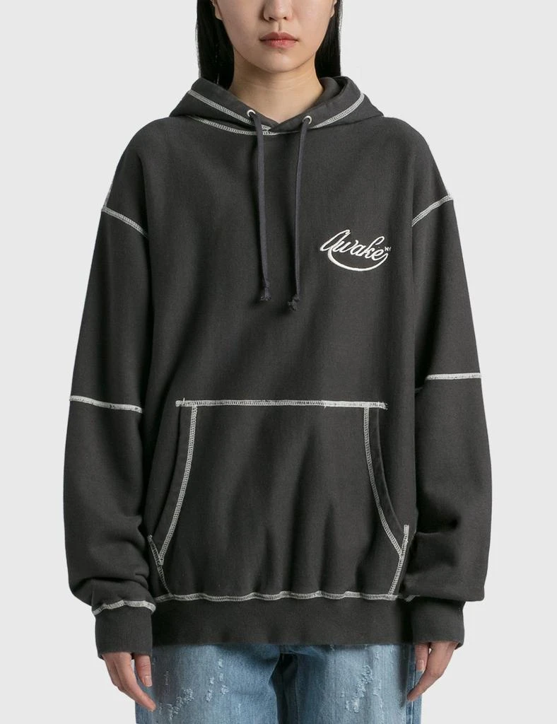 商品Awake NY|Contrast Stitch Script Logo Hoodie,价格¥662,第1张图片