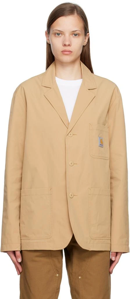 商品Carhartt WIP|Tan Monana Blazer,价格¥592,第1张图片