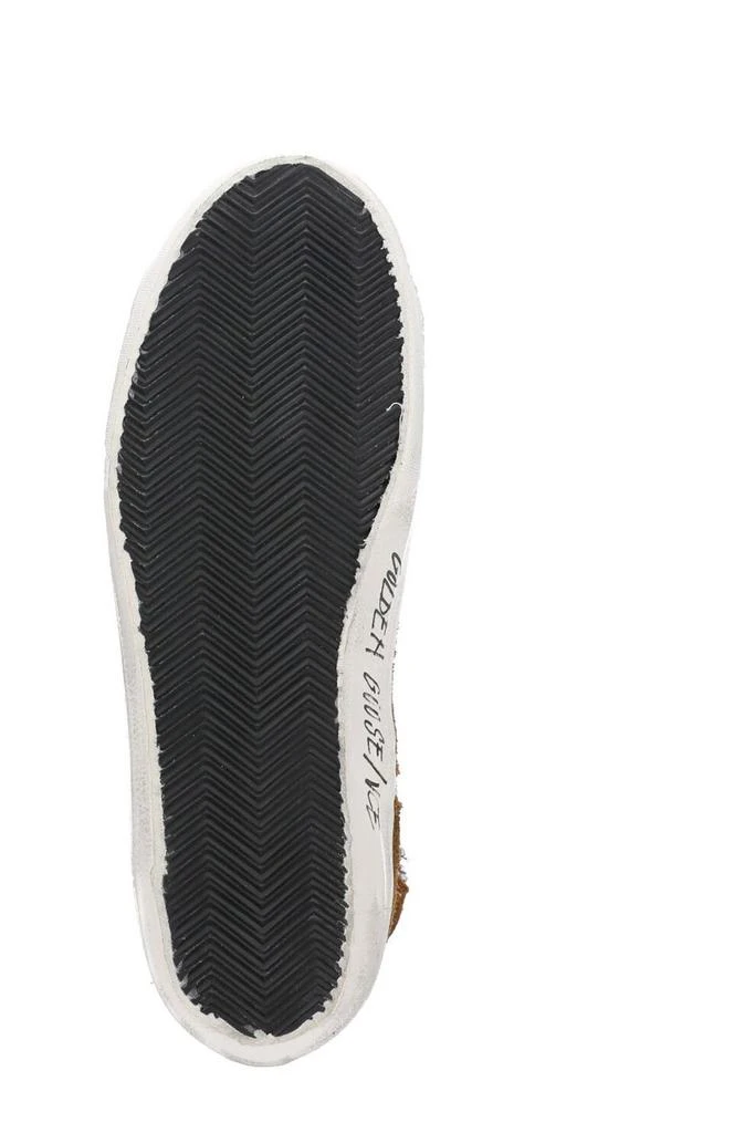 商品Golden Goose|Golden Goose Deluxe Brand Slide High-Top Lace-Up Sneakers,价格¥3105,第4张图片详细描述