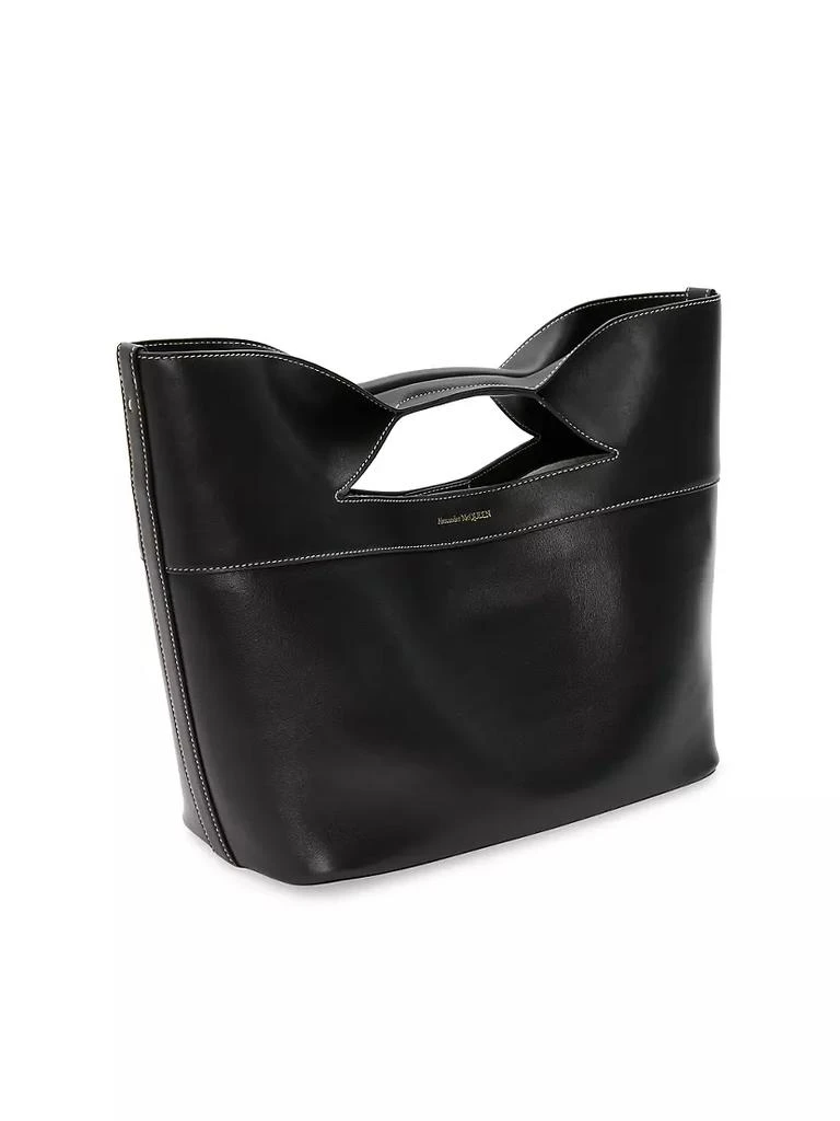 商品Alexander McQueen|The Small Bow Leather Top-Handle Bag,价格¥16817,第4张图片详细描述