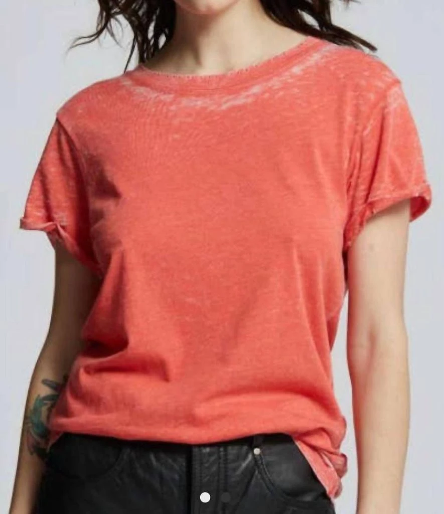 商品Recycled Karma|Distressed Tee In Paprika,价格¥307,第2张图片详细描述