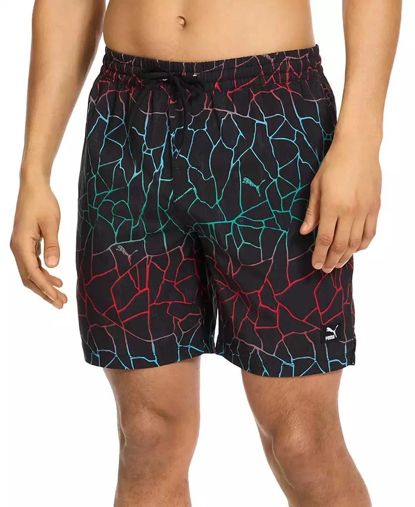 商品Puma|Men's Swim Novelty 7" Swim Trunks,价格¥254,第1张图片