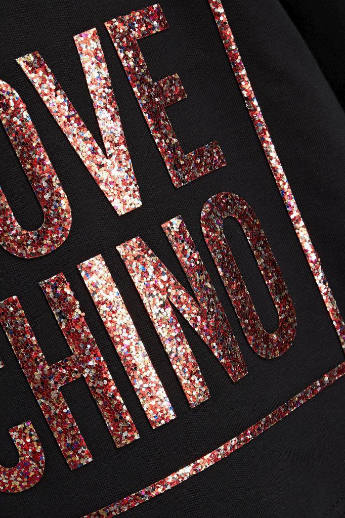 商品Moschino|Glittered French terry sweatshirt,价格¥566,第6张图片详细描述