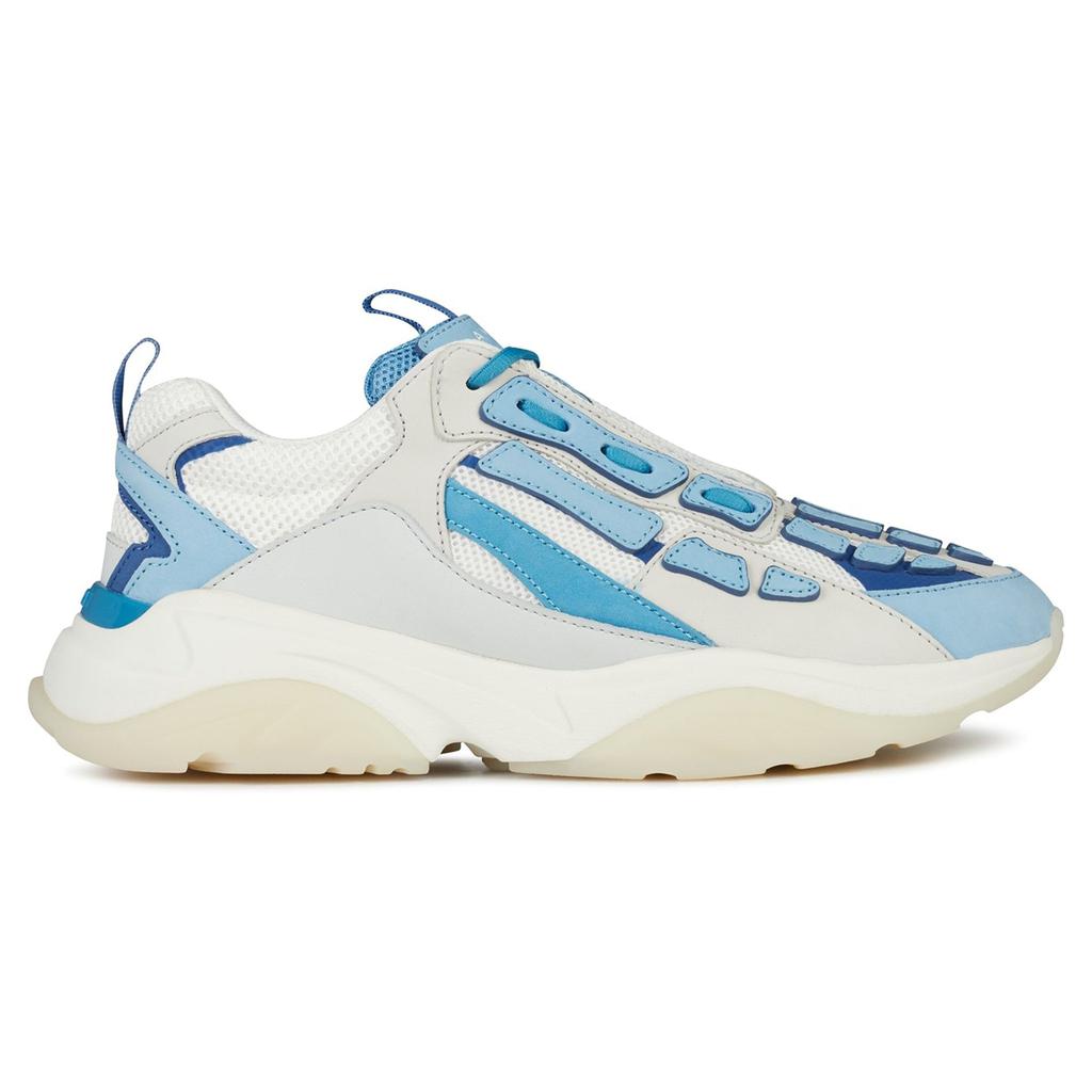 Amiri Bone Runner Neon Blue White Sneaker商品第1张图片规格展示