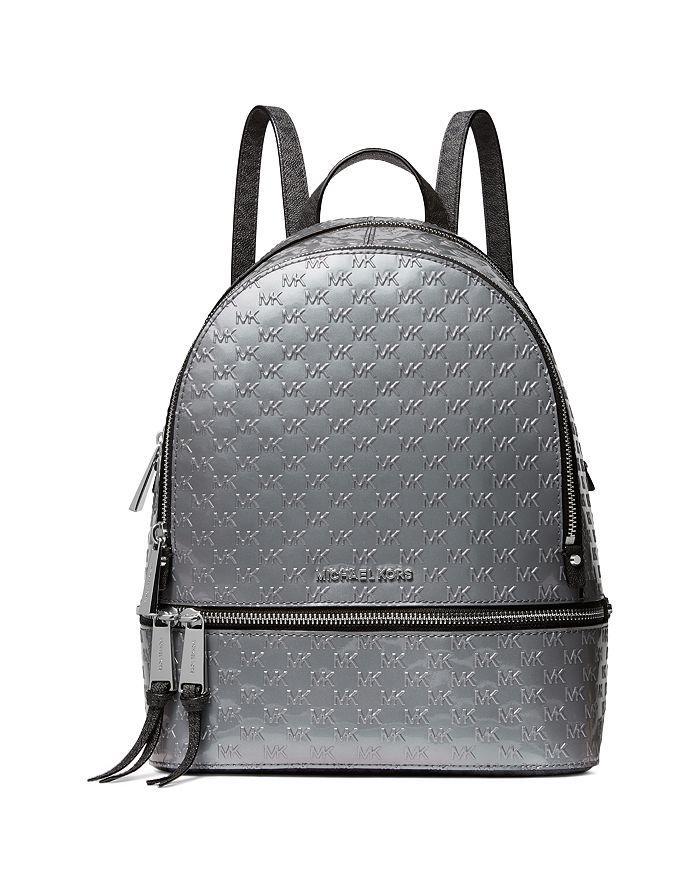 商品Michael Kors|Rhea Medium Logo Leather Backpack,价格¥1435,第3张图片详细描述