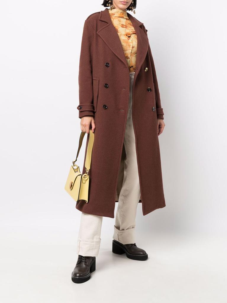 商品ALYSI|ALYSI - Wool Double Breasted Coat,价格¥4039,第6张图片详细描述