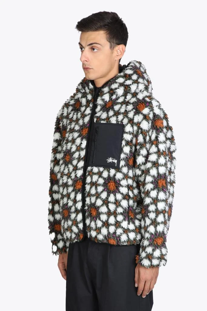 商品STUSSY|Stussy Pattern Sherpa Jacket Multicolor Printed Reversible Sherpa Jacket,价格¥1664,第3张图片详细描述