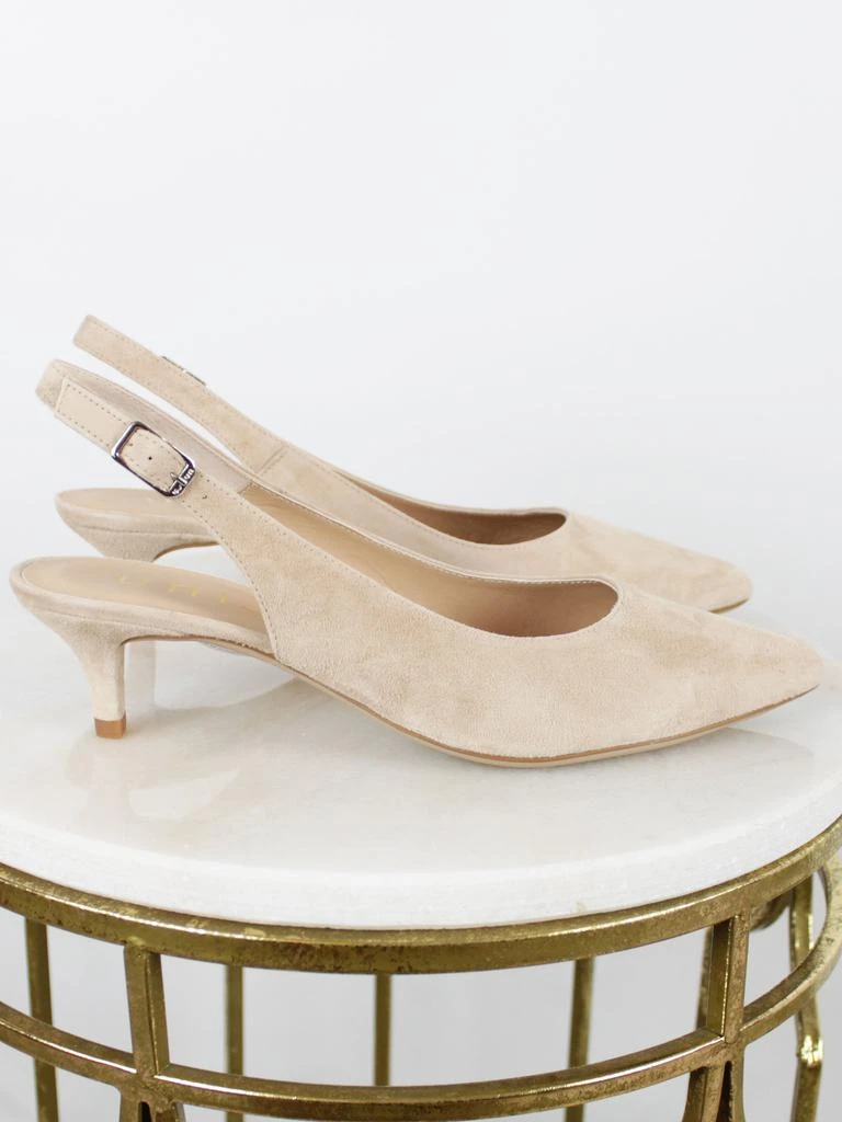 商品Unisa|Unisa Jamal Low Suede Sling-backs Nude,价格¥718,第1张图片