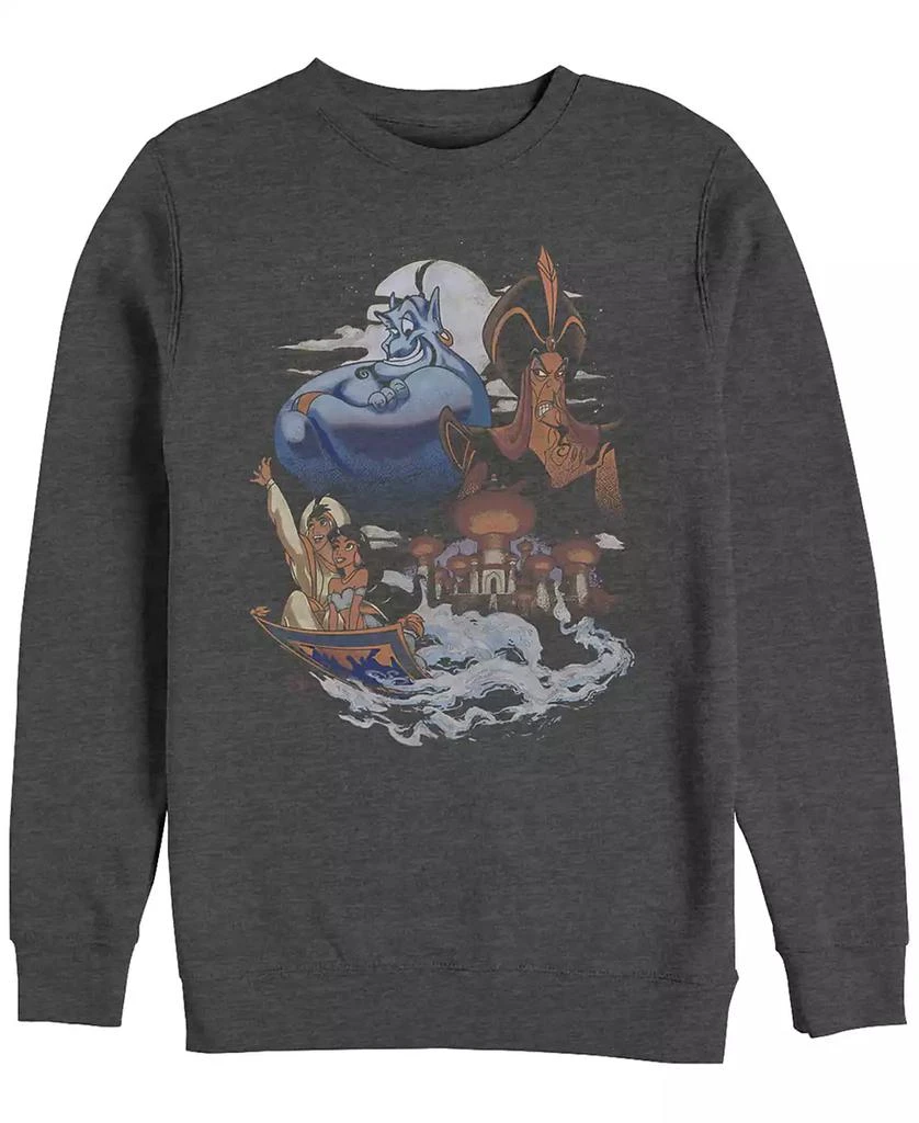 商品Disney|Disney Men's Aladdin Winds of Agrabah Main Cast, Crewneck Fleece,价格¥337,第1张图片