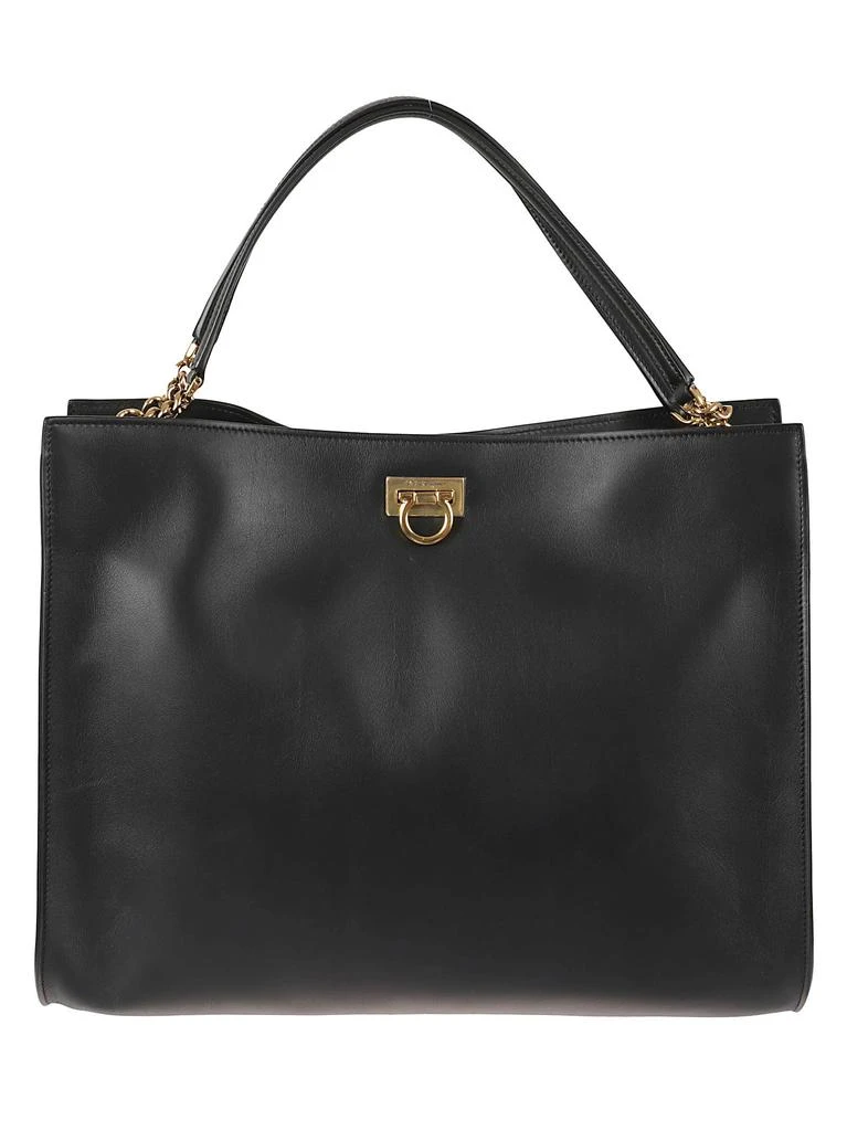 商品Salvatore Ferragamo|Ferragamo Top Handle Classic Shoulder Bag,价格¥8169,第1张图片