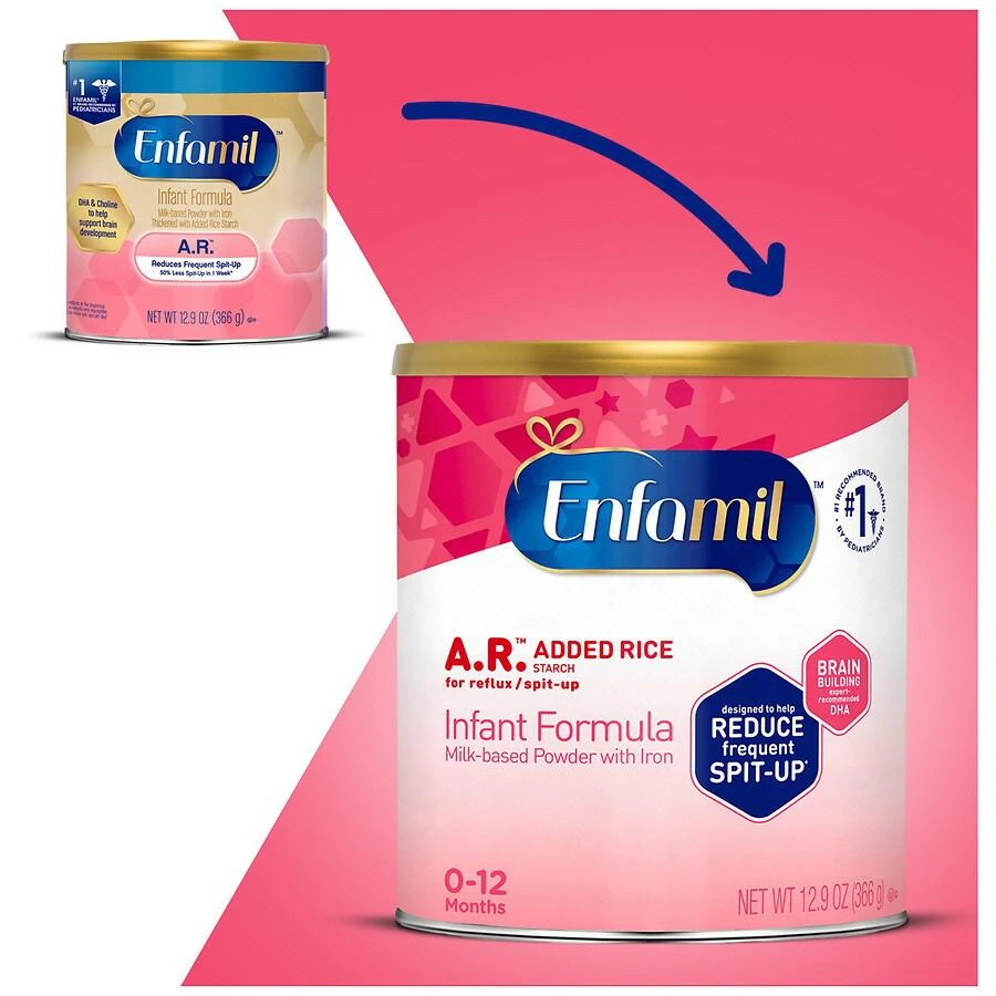 Enfamil A.R. 防吐奶婴儿配方奶1段 366g 商品