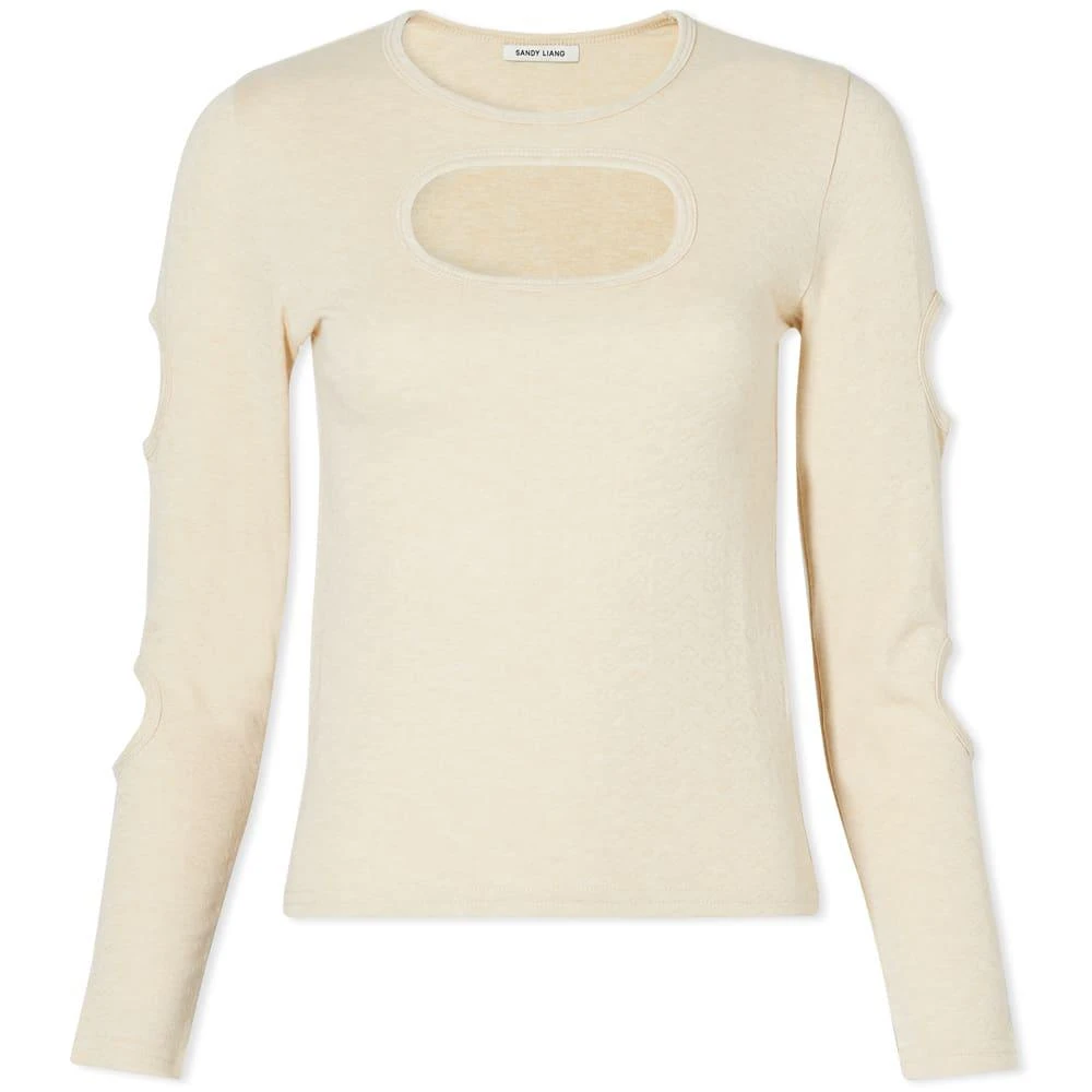 商品Sandy Liang|Sandy Liang Nellie Cut Out Top,价格¥548,第1张图片