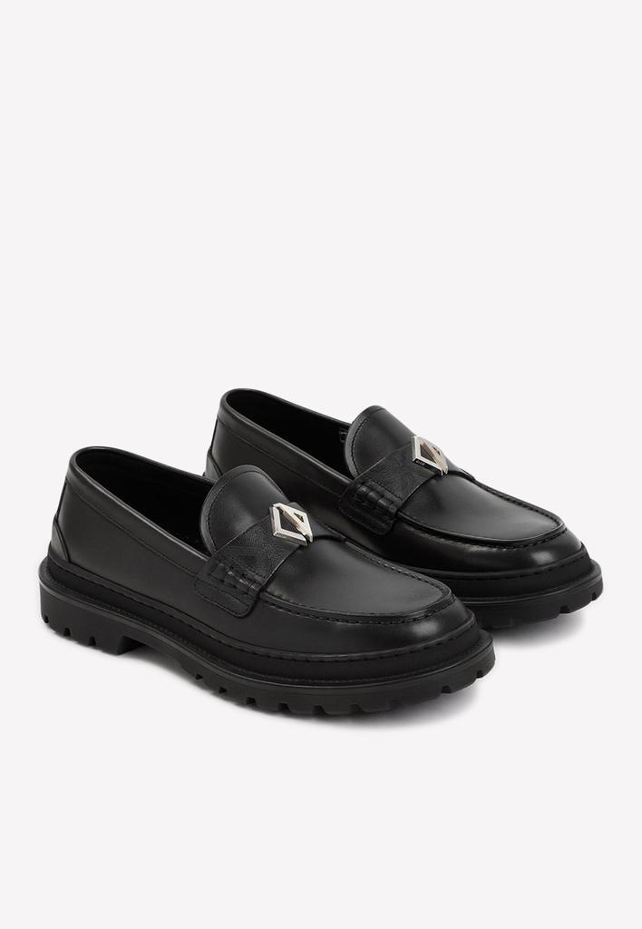 商品Dior|CD Logo Leather Loafers,价格¥5729,第5张图片详细描述