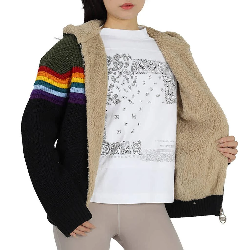 商品GCDS|Ladies Sherpa Lined Rooded Rainbow Sweater,价格¥750,第3张图片详细描述