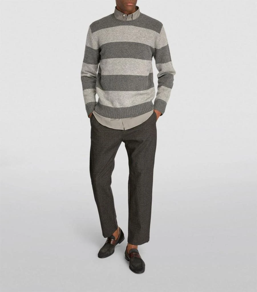 商品Ralph Lauren|Wool-Cashmere Stripe Sweater,价格¥1590,第2张图片详细描述