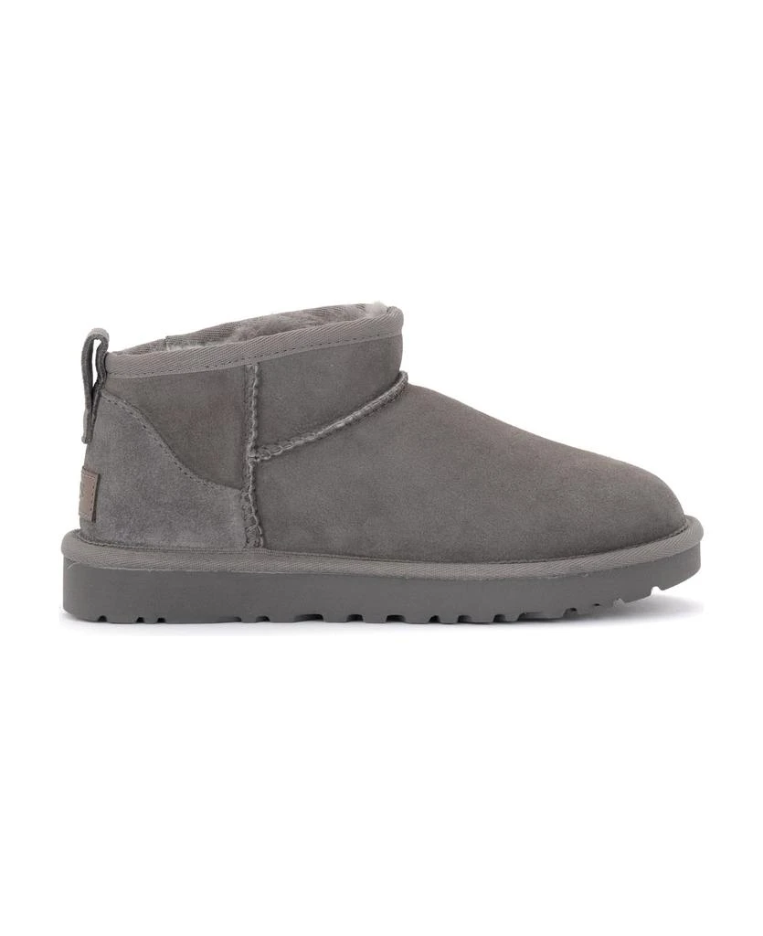 商品UGG|Ugg Classic Ultra Mini Gray Ankle Boot In Suede,价格¥1577,第1张图片