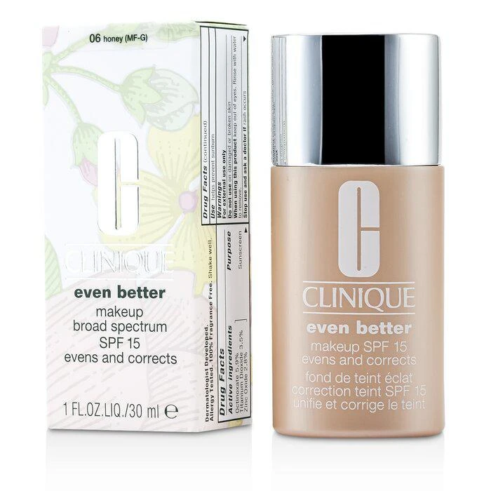 商品Clinique|Clinique 匀净粉底液SPF15 - # 06/ CN58 Honey -06/ CN58 Honey(30ml/1oz),价格¥406,第2张图片详细描述