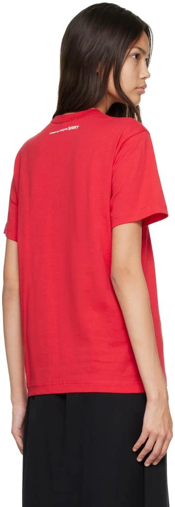商品Comme des Garcons|Red Printed T-Shirt,价格¥418,第3张图片详细描述
