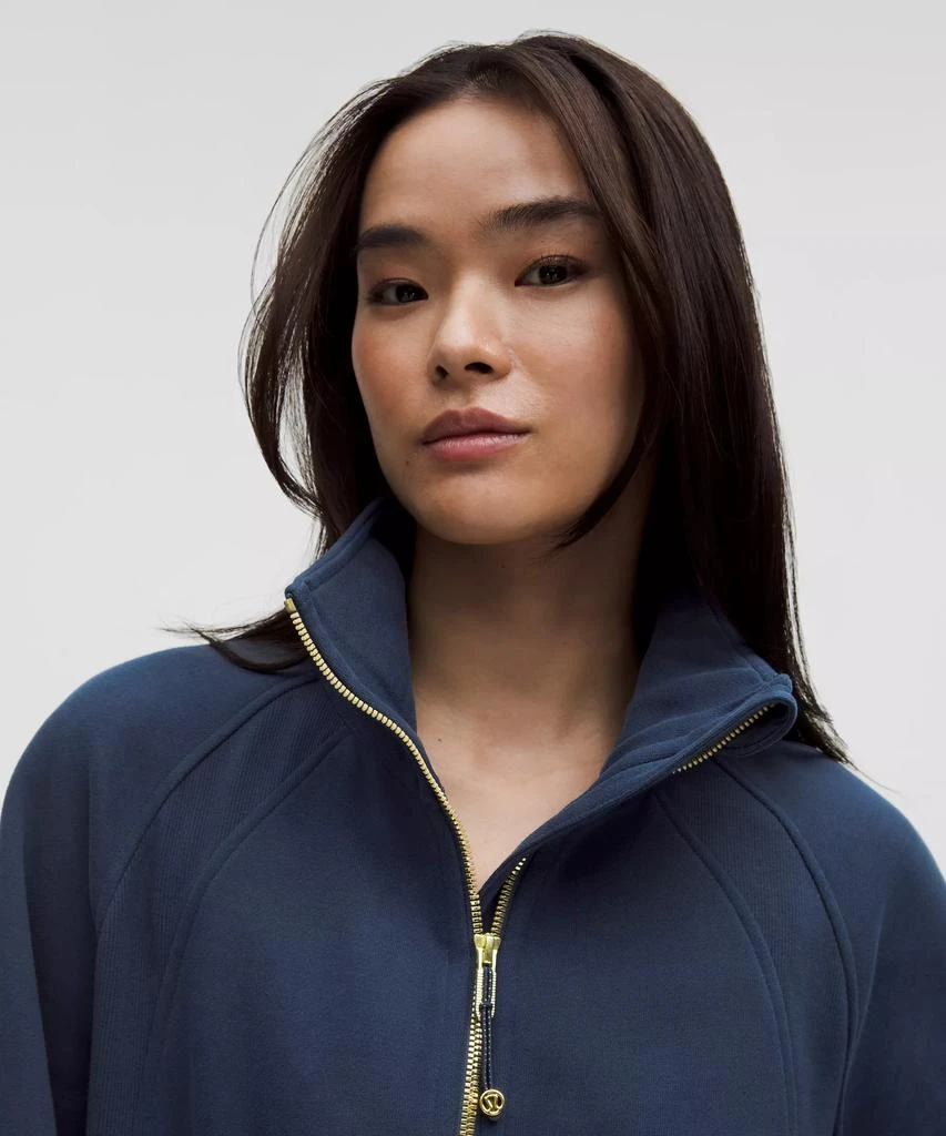 Scuba Oversized Funnel-Neck Half Zip *Long 商品