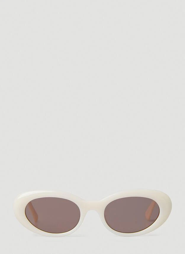 商品GENTLE MONSTER|Le-01 Sunglasses in Cream,价格¥2406,第1张图片