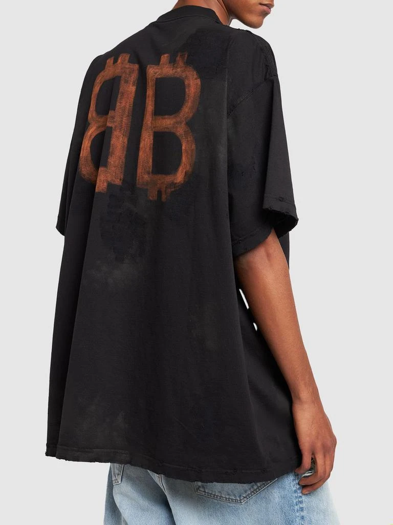 商品Balenciaga|Cotton Jersey T-shirt,价格¥7608,第2张图片详细描述