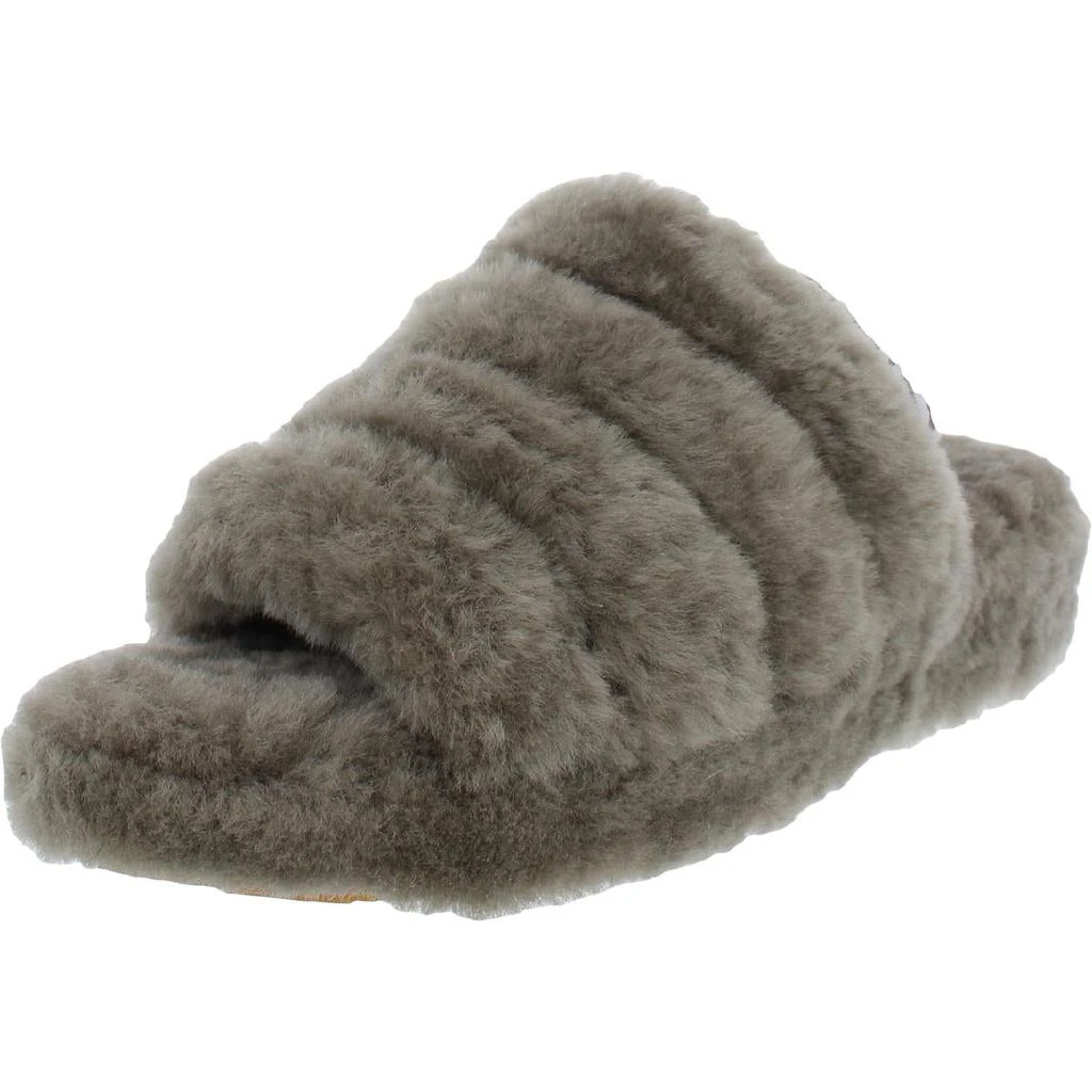 商品UGG|Ugg Fluff Yeah Women's Grooved Shearling Slingback Slippers,价格¥518-¥728,第4张图片详细描述