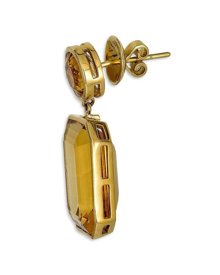 商品Piranesi|18K Yellow Gold Pietra Citrine Drop Earrings,价格¥43502,第2张图片详细描述