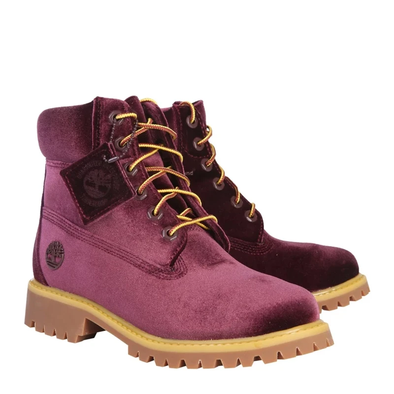 TIMBERLAND 女士紫红色徽标靴子 OWIA083E18478016-2400 商品