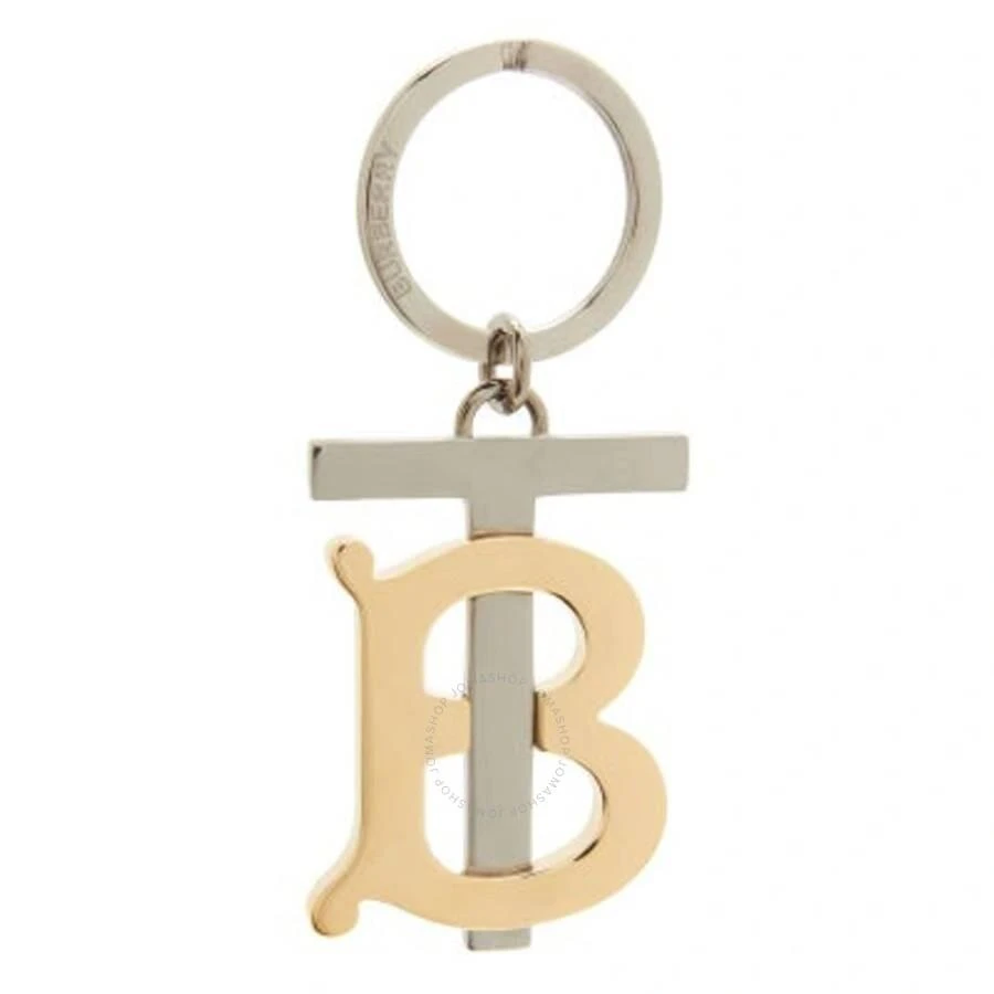 商品Burberry|Gold/Palladio TB Monogram Metal Keyring,价格¥730,第1张图片