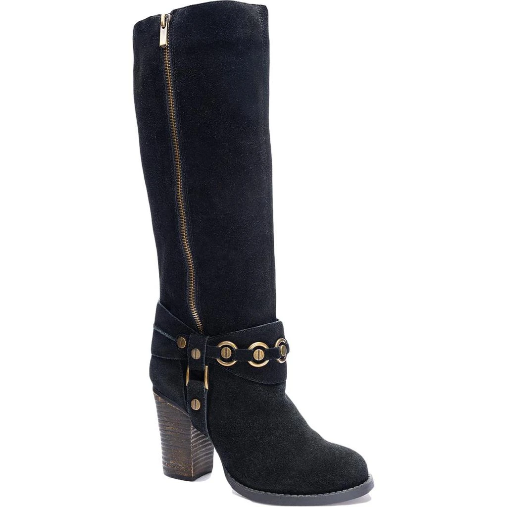 商品Chinese Laundry|Chinese Laundry Womens Backstreet Leather Round Toe Mid-Calf Boots,价格¥122,第1张图片