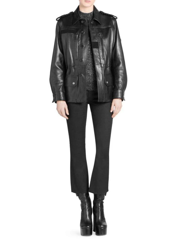 商品Yves Saint Laurent|Saint Laurent - Leather Military Jacket,价格¥38744,第4张图片详细描述