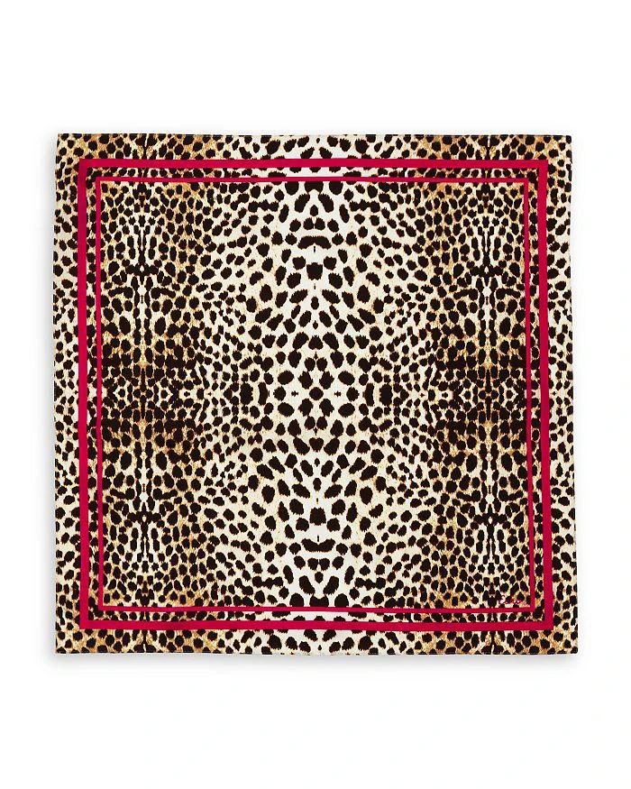 商品Echo Design|Leopard Print Silk Bandana,价格¥368,第2张图片详细描述