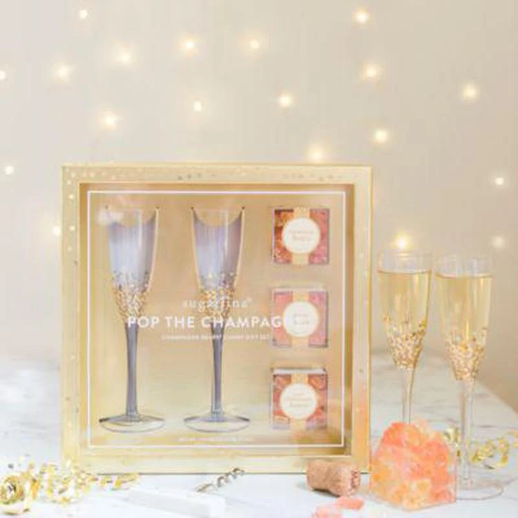 商品Sugarfina|Pop the Champagne Champagne Bears® Candy Gift Set,价格¥361,第2张图片详细描述