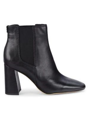 商品Sam Edelman|Chiara Leather Block Heel Booties,价格¥712,第1张图片