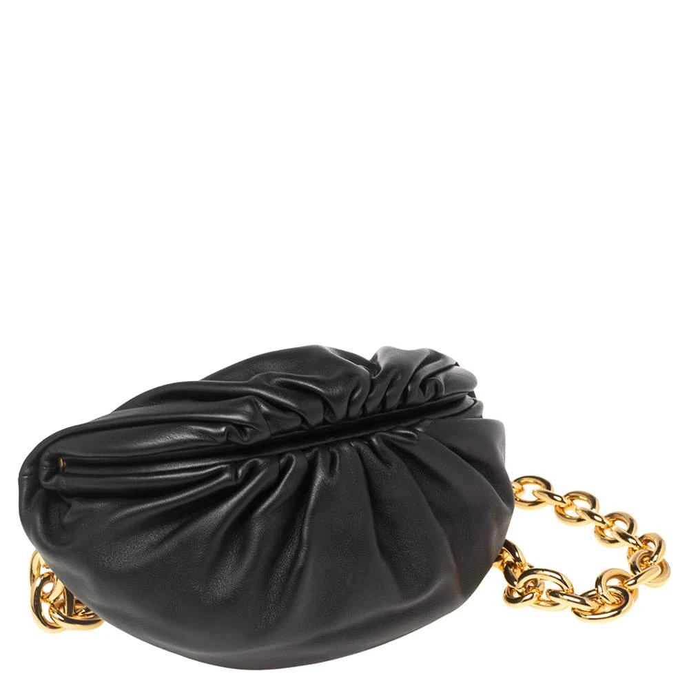 商品[二手商品] Bottega Veneta|Bottega Veneta Black Leather The Belt Chain Pouch,价格¥6234,第3张图片详细描述