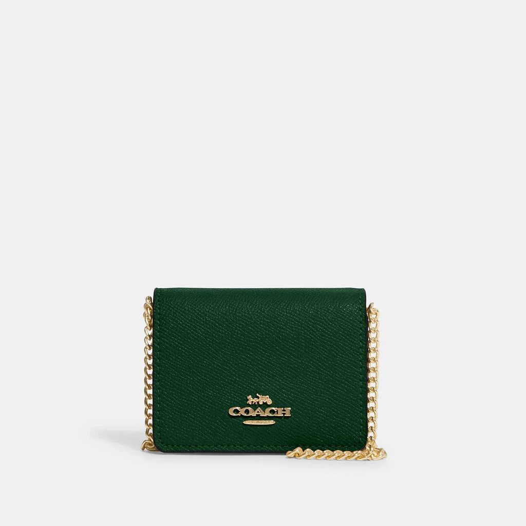 商品Coach|Mini Wallet On A Chain,价格¥624,第1张图片详细描述