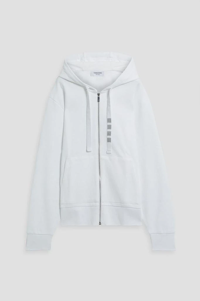 商品Thom Browne|Striped cotton-jersey hoodie,价格¥2496,第1张图片