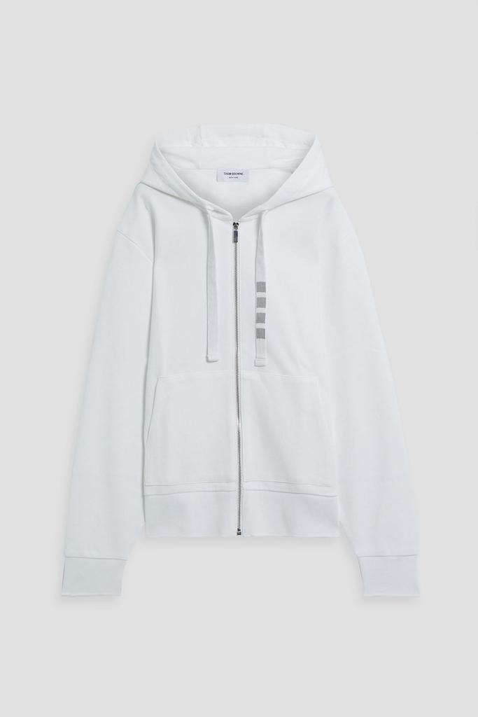 商品Thom Browne|Striped cotton-jersey hoodie,价格¥5271,第1张图片