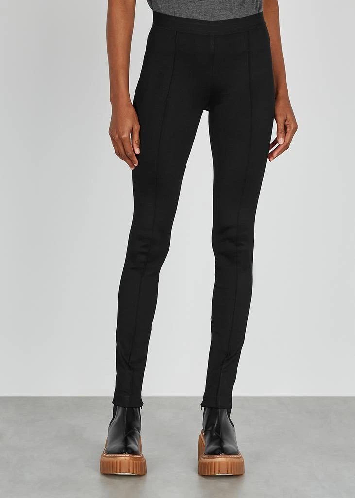 商品Helmut Lang|Black stretch-jersey leggings,价格¥3042,第2张图片详细描述