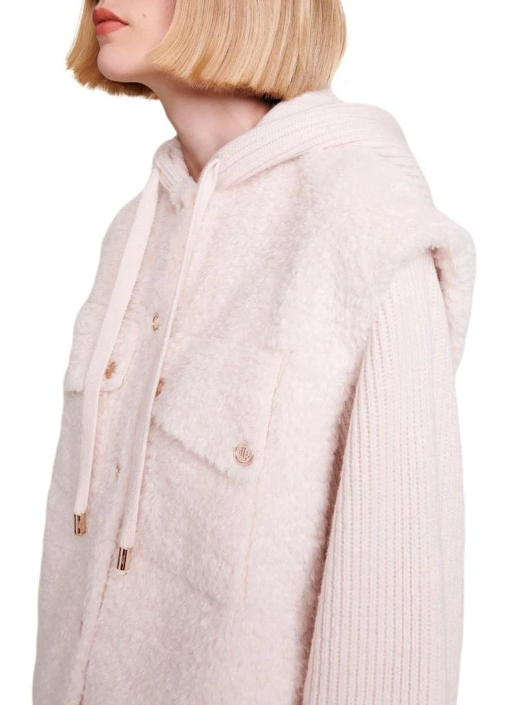 商品Maje|Long faux fur coat,价格¥2721,第3张图片详细描述