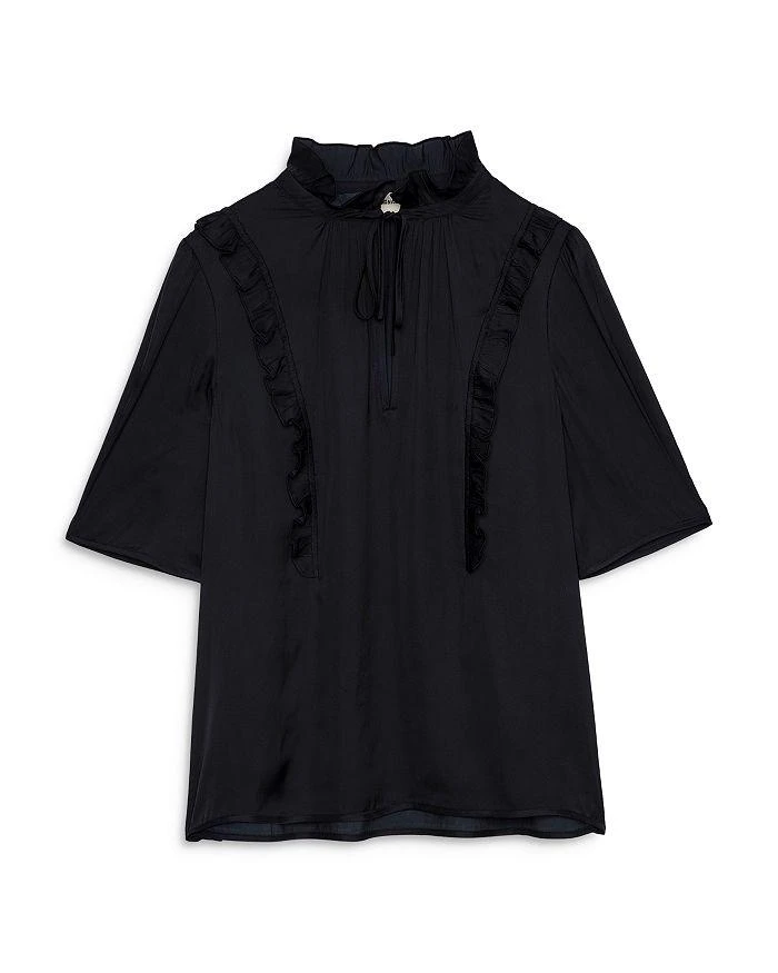 商品Zadig&Voltaire|Talino Satin Blouse,价格¥1333,第4张图片详细描述